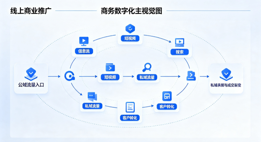 河北区线上商业推广怎么做？全域流量闭环搭建与低成本转化实战指南